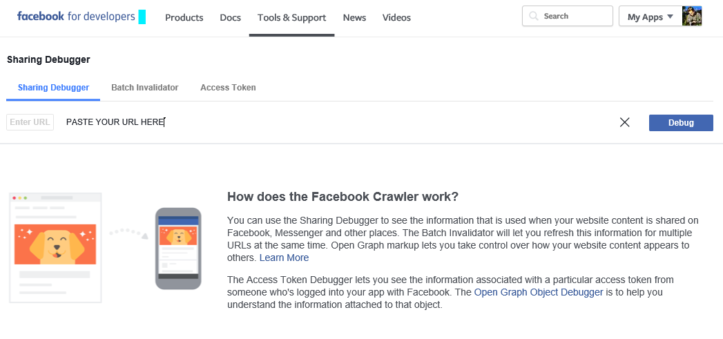 Facebook Sharing Debugger